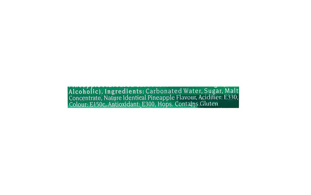 Barbican Malt Beverage Non Alcoholic Pineapple Flavour   Can  330 millilitre